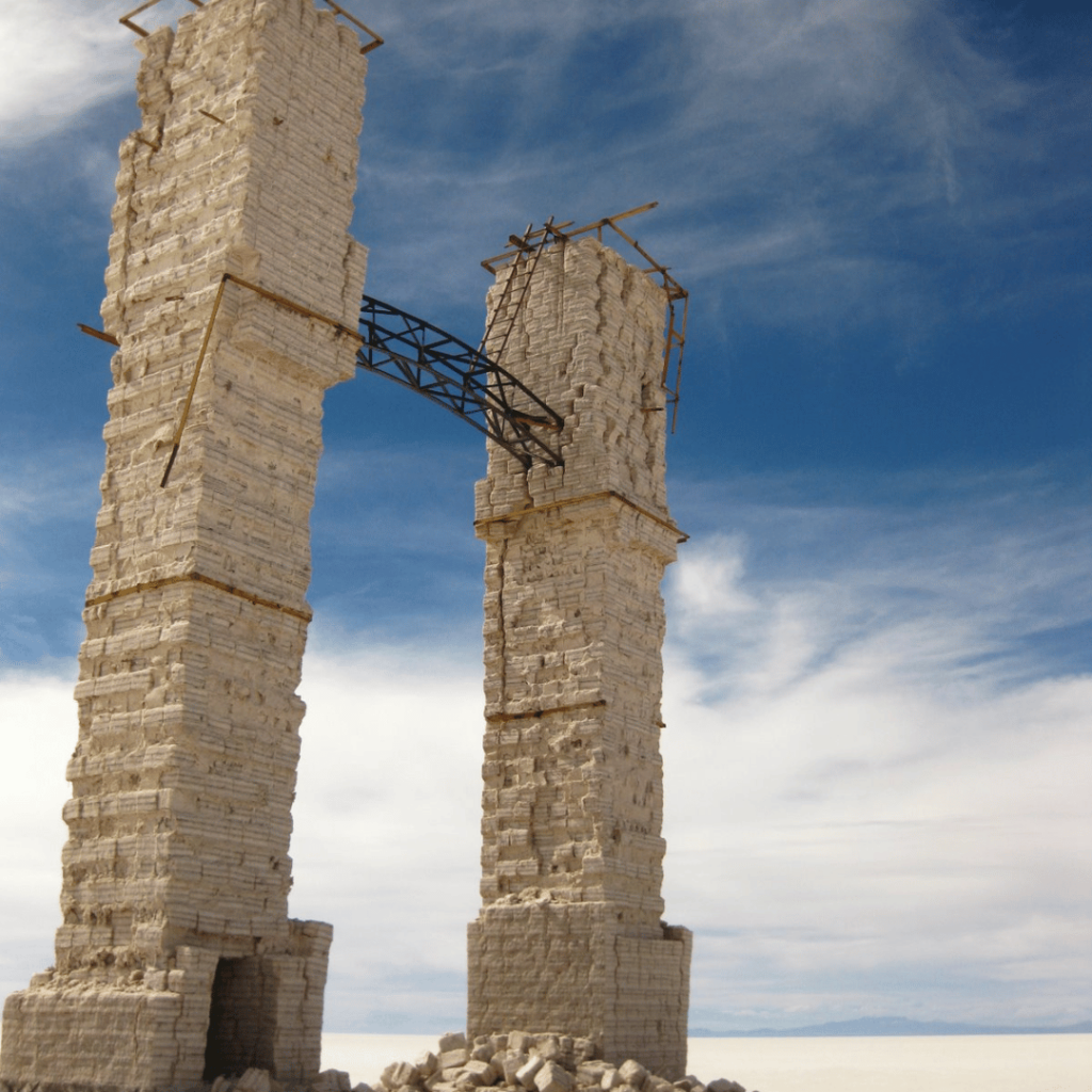 Türme Salar de Uyuni